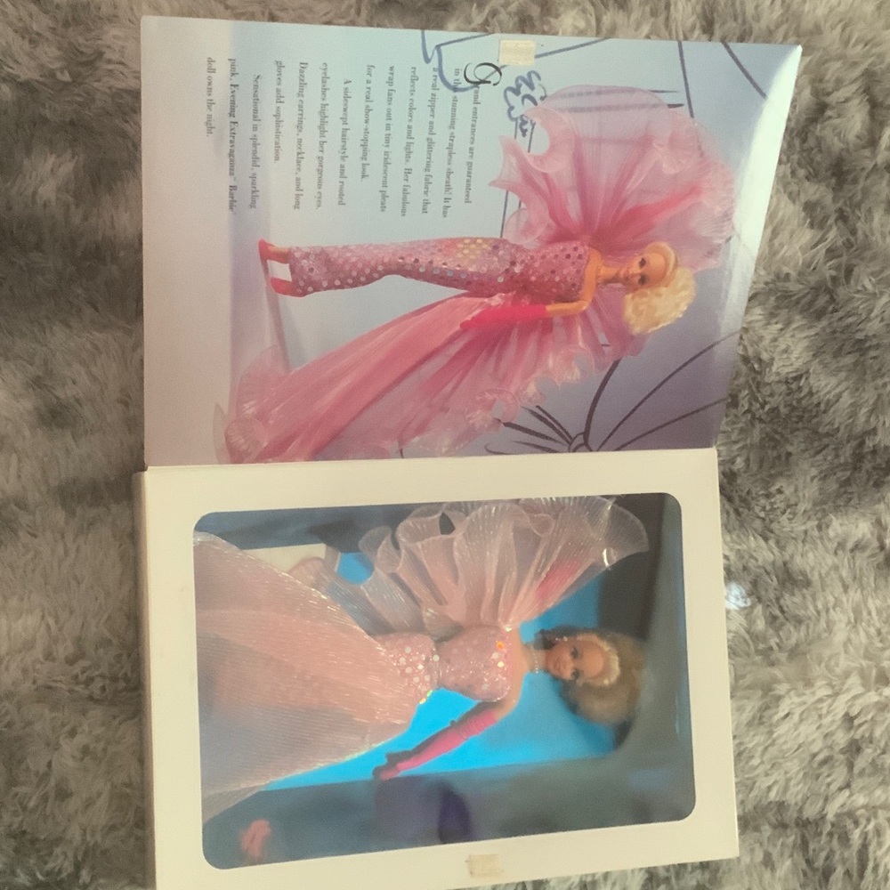 Pink Barbie Doll with Gown, from the 1993 classified collection